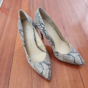 Jessica Simpson Snakeskin Heels